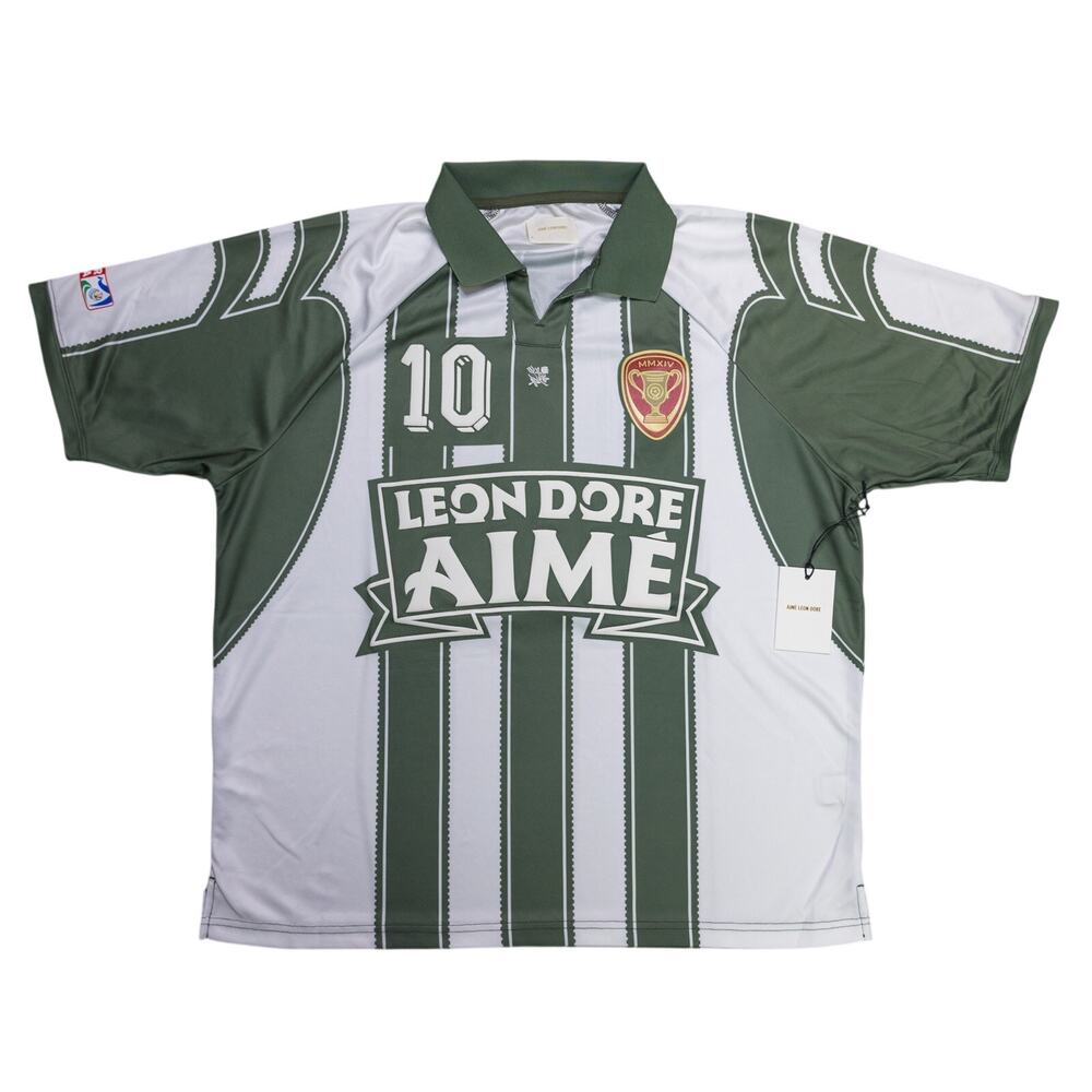 Aime Leon Dore Aime Cup Soccer Jersey Olive Size L